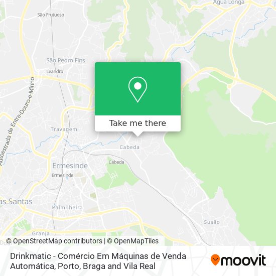 Drinkmatic - Comércio Em Máquinas de Venda Automática map