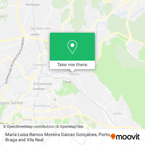 Maria Luísa Ramos Moreira Garcez Gonçalves mapa