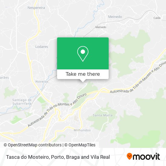 Tasca do Mosteiro map