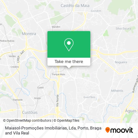 Maiasol-Promoções Imobiliárias, Lda map