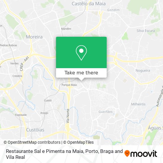 Restaurante Sal e Pimenta na Maia map