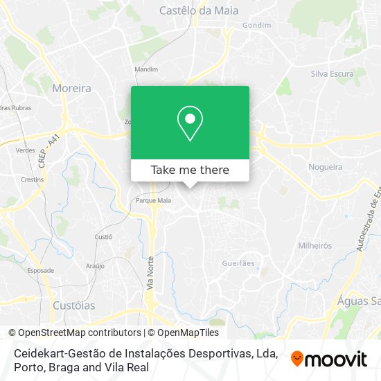 Ceidekart-Gestão de Instalações Desportivas, Lda map