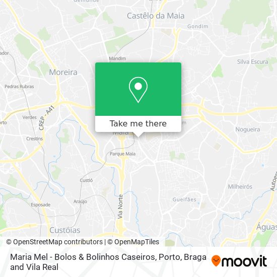 Maria Mel - Bolos & Bolinhos Caseiros map