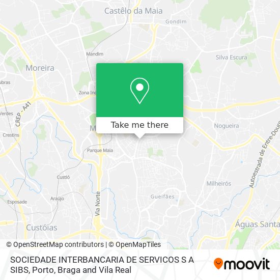 SOCIEDADE INTERBANCARIA DE SERVICOS S A SIBS map