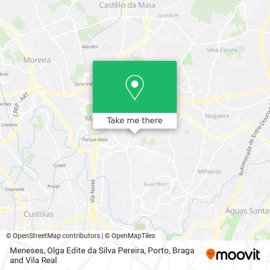 Meneses, Olga Edite da Silva Pereira mapa