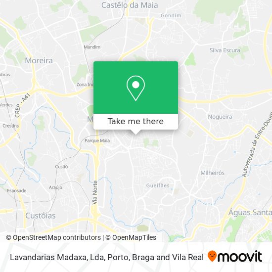 Lavandarias Madaxa, Lda map