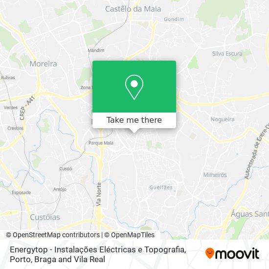 Energytop - Instalações Eléctricas e Topografia map