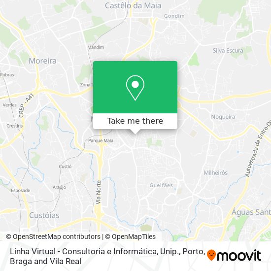 Linha Virtual - Consultoria e Informática, Unip. map