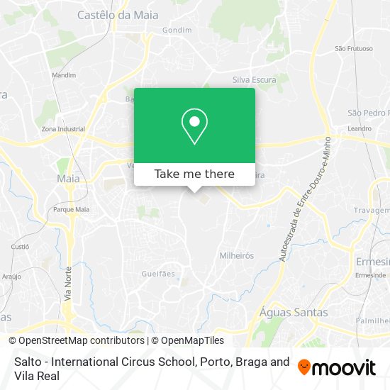 Salto - International Circus School mapa