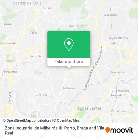 Zona Industrial de Milheirós III map