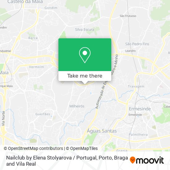 Nailclub by Elena Stolyarova / Portugal map