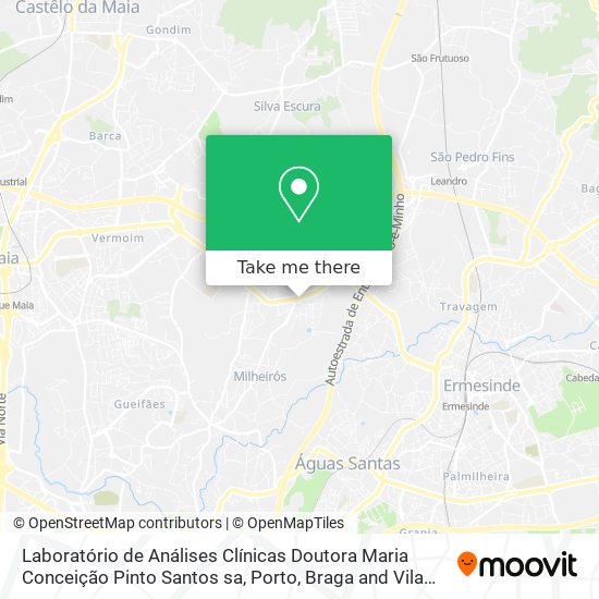 Laboratório de Análises Clínicas Doutora Maria Conceição Pinto Santos sa map