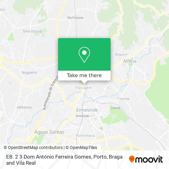 EB. 2 3 Dom António Ferreira Gomes mapa
