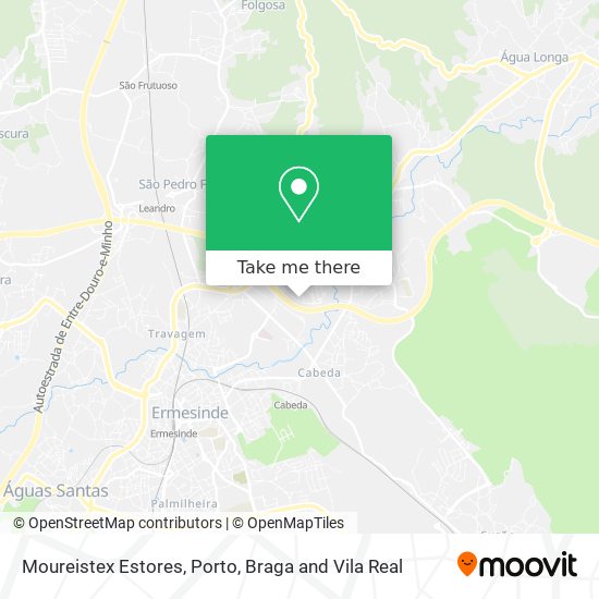 Moureistex Estores map