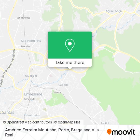 Américo Ferreira Moutinho mapa