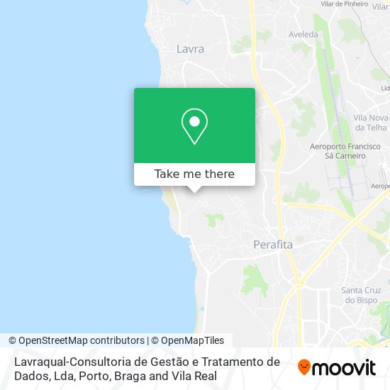 Lavraqual-Consultoria de Gestão e Tratamento de Dados, Lda mapa