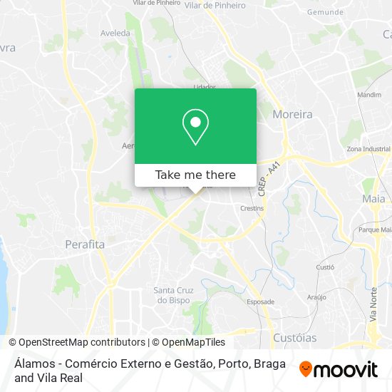 Álamos - Comércio Externo e Gestão map