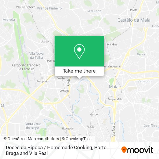 Doces da Pipoca / Homemade Cooking map