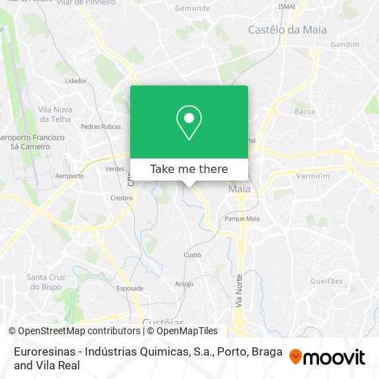 Euroresinas - Indústrias Quimicas, S.a. map
