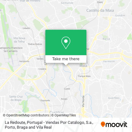 La Redoute, Portugal - Vendas Por Catálogo, S.a. map