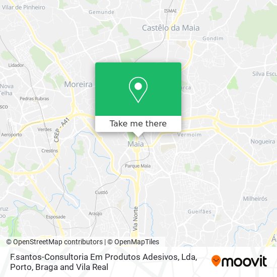 F.santos-Consultoria Em Produtos Adesivos, Lda map