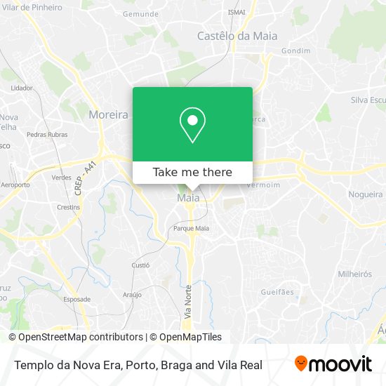 Templo da Nova Era map