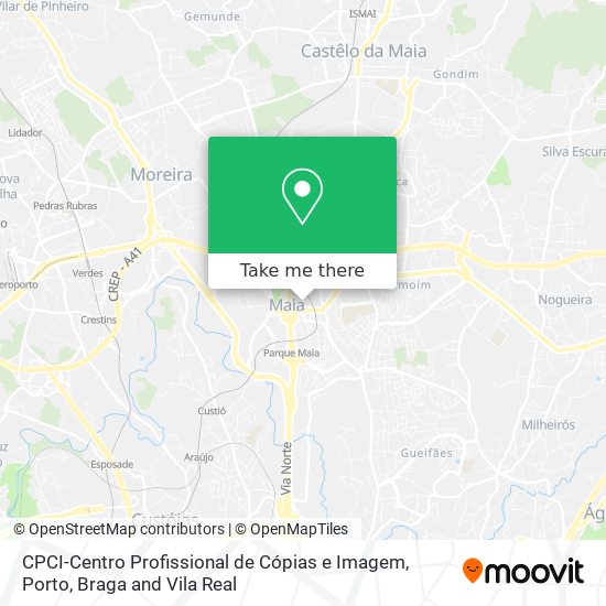 CPCI-Centro Profissional de Cópias e Imagem map
