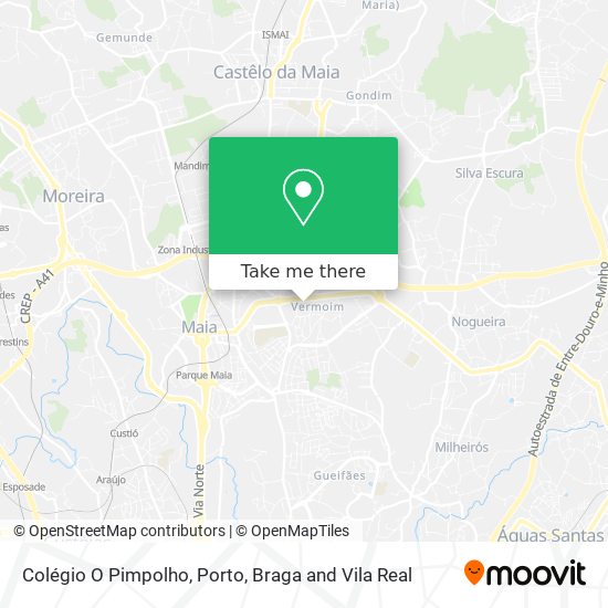 Colégio O Pimpolho mapa