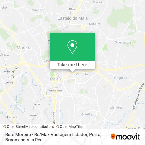 Rute Moreira - Re / Max Vantagem Lidador map