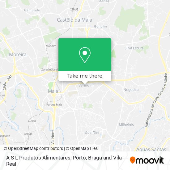 A S L Produtos Alimentares map