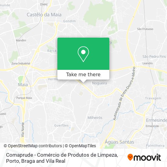 Comaprude - Comércio de Produtos de Limpeza mapa