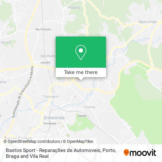 Bastos Sport - Reparações de Automoveis map