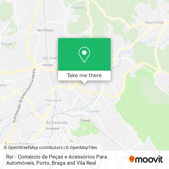 Rsr - Comércio de Peças e Acessórios Para Automóveis map