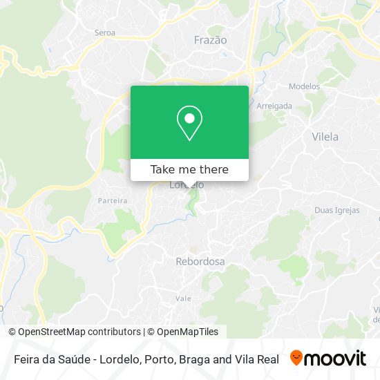 Feira da Saúde - Lordelo map