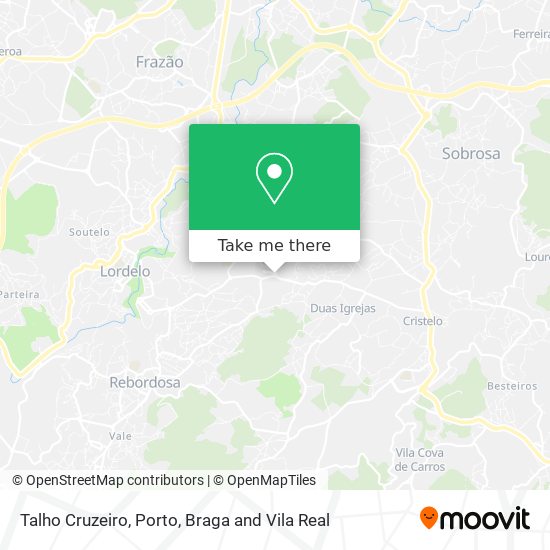 Talho Cruzeiro mapa