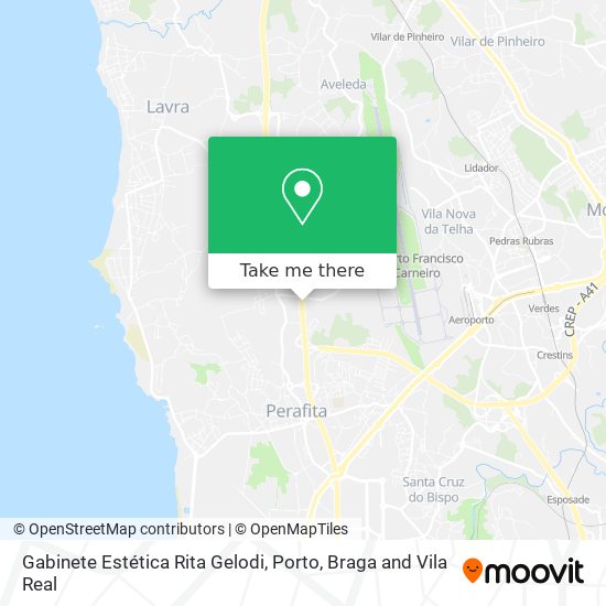 Gabinete Estética Rita Gelodi map