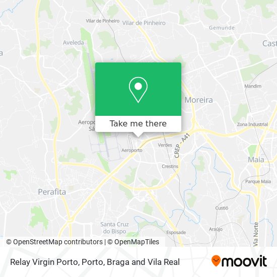 Relay Virgin Porto map