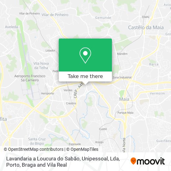 Lavandaria a Loucura do Sabão, Unipessoal, Lda map