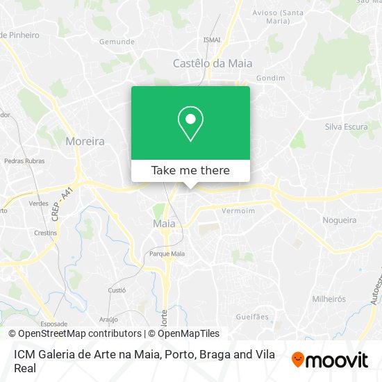 ICM Galeria de Arte na Maia map