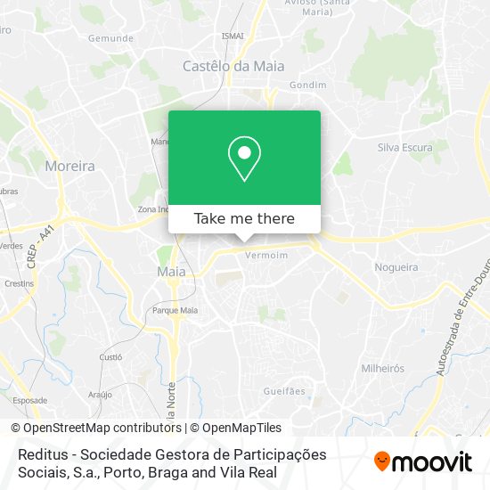 Reditus - Sociedade Gestora de Participações Sociais, S.a. map