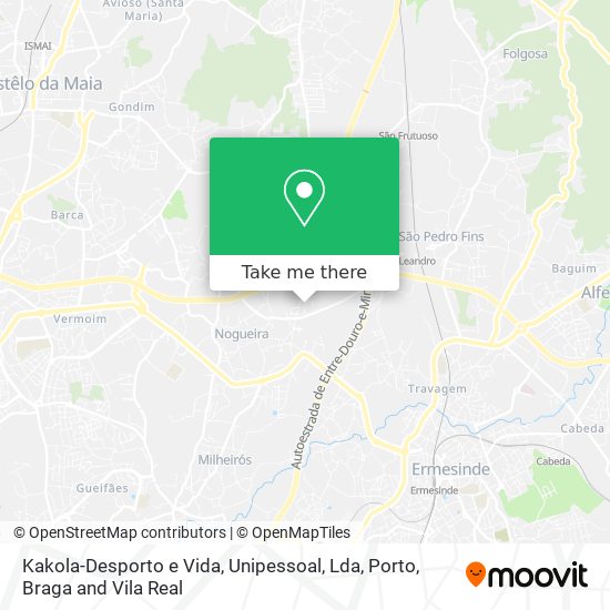 Kakola-Desporto e Vida, Unipessoal, Lda map