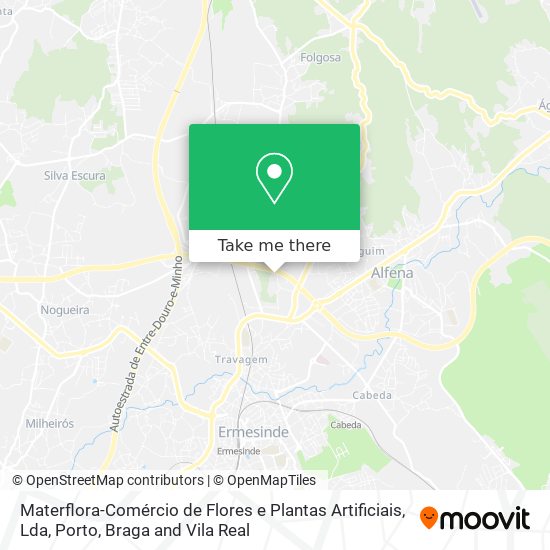 Materflora-Comércio de Flores e Plantas Artificiais, Lda map