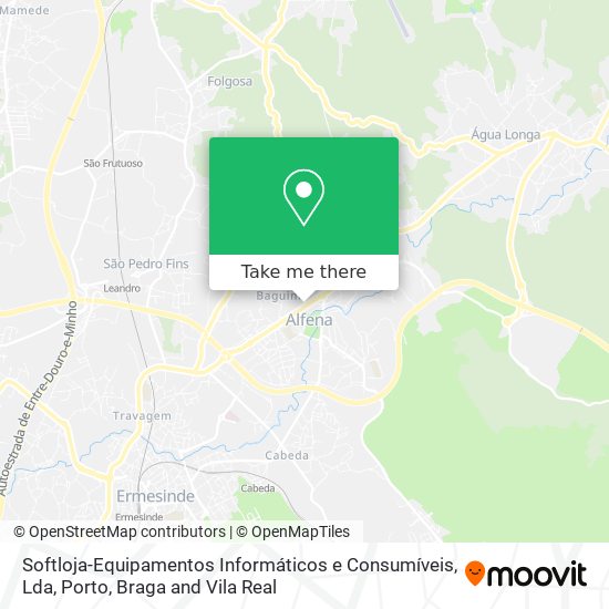 Softloja-Equipamentos Informáticos e Consumíveis, Lda mapa