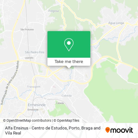 Alfa Ensinus - Centro de Estudos map