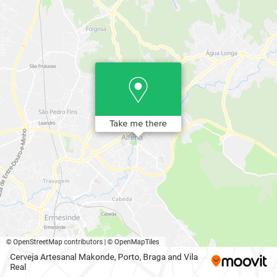 Cerveja Artesanal Makonde map