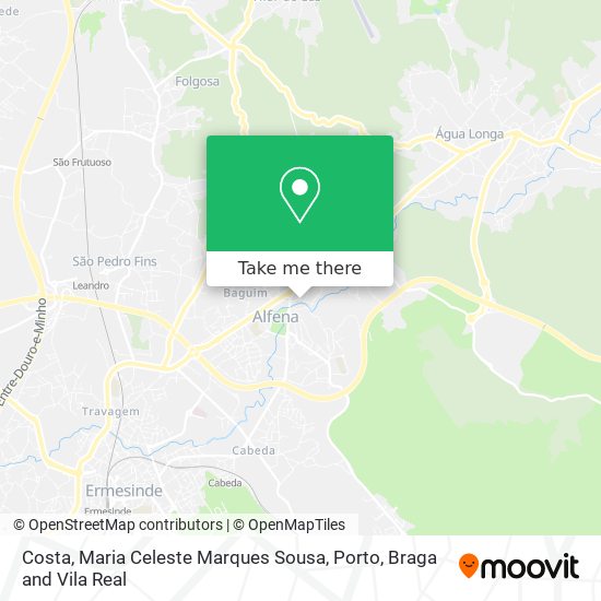 Costa, Maria Celeste Marques Sousa map