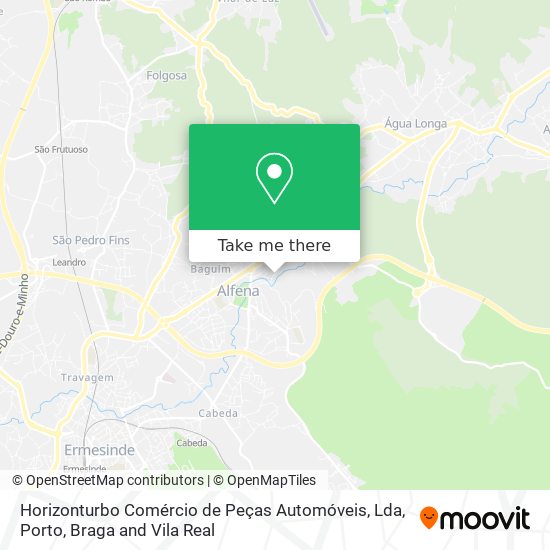 Horizonturbo Comércio de Peças Automóveis, Lda map
