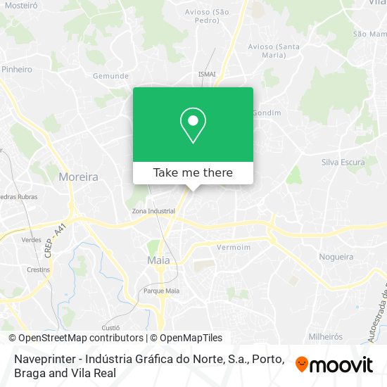 Naveprinter - Indústria Gráfica do Norte, S.a. map