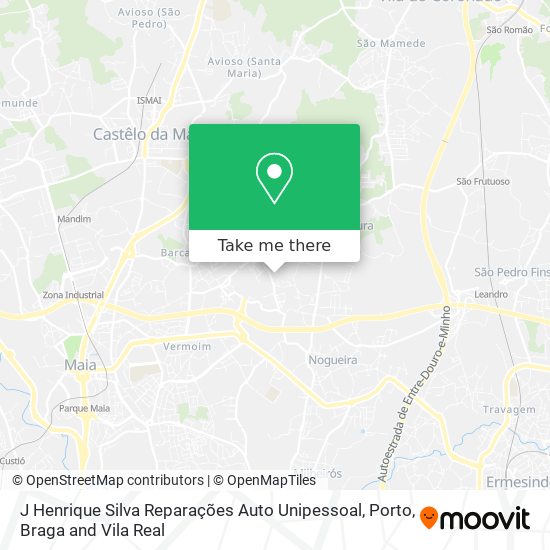 J Henrique Silva Reparações Auto Unipessoal map