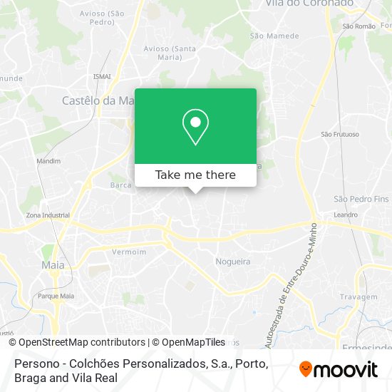 Persono - Colchões Personalizados, S.a. mapa